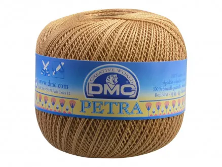 DMC Petra Nr. 8 Häkelgarn Unicolor 53045 Beige