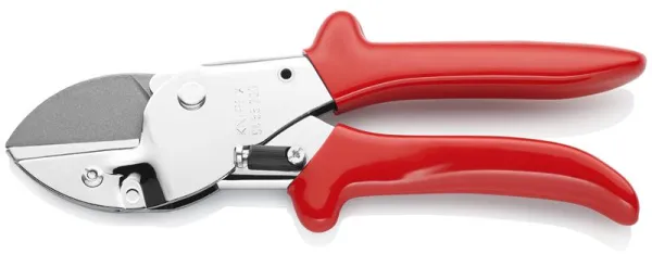 Knipex Profilschere verchromt, mit Kunststoffgriffen 200 mm